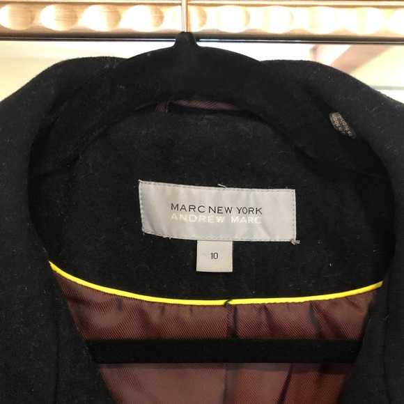 Andrew Marc Wool Cachemire blend Coat - Picture 8 of 9